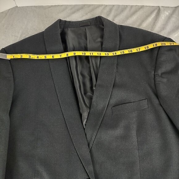 Stacy Adams Black Jacket Size 48R - Picture 6 of 12